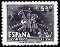 Spain 1947 Cervantes 5,50 PTS Violet Edifil 1014